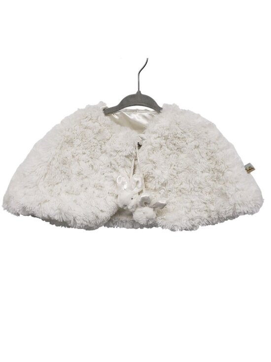 Bunnies by the Bay Other - Bunnies by the Bay White Faux Fur Cape Bunny Heads 6-12 Months Give Glad Dreams